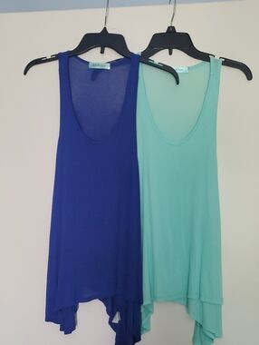 Chris & Carol Dual Tank Set - Royal Blue & Mint